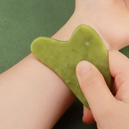 Jade Gua Roller Stone Natural Body Sha Cuello Face Natural