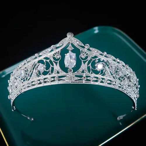 Corona De Zirconio Retro Palace Para Boda