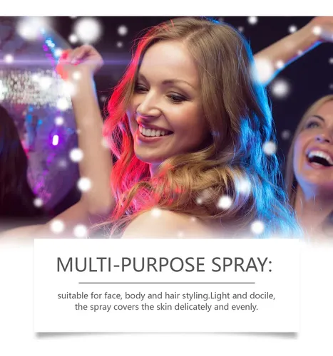 Qd2ye- Hot Spray Fijador De Maquillaje Con Purpurina, Xin=qd