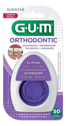 Hilo Dental Gum Para Ortodoncia Con 50 Usos