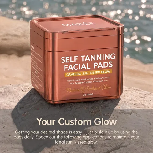 Almohadillas Faciales Autobronceadoras Maree Gradual Glow 60