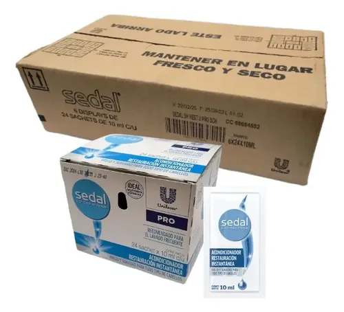 Acondicionador Sedal Hotelero En Sachet 10ml X 144u | Hotel y Gimnasio