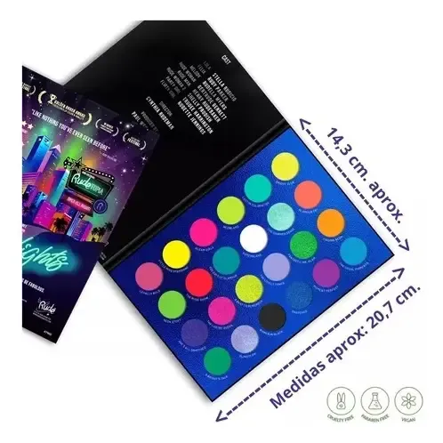 Combo Paleta De Sombras Rude Cosmetics Y Brochas Ojos Morphe