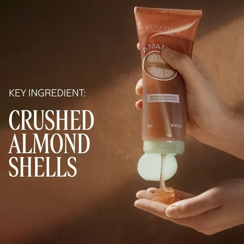 Exfoliante De Ducha Con Almendras Y Almendras De Body Wash L