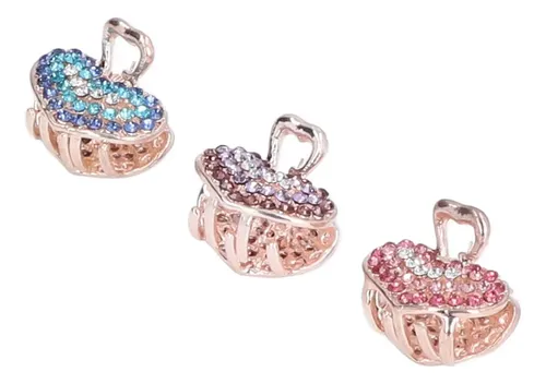 3 Horquillas Para El Pelo De Tres Colores, Diseño Elegante,