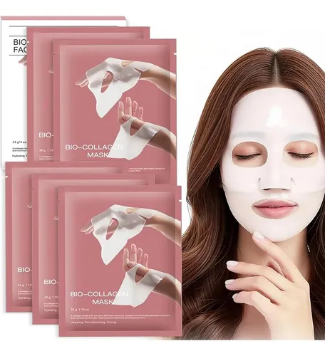 Mascarilla Facial De Hidrogel Hidratante Intensa Colágeno X4