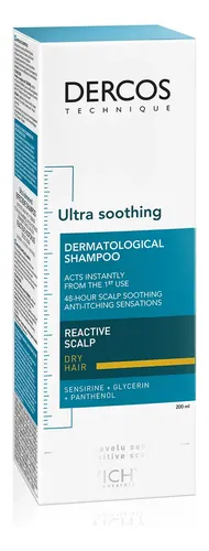 Shampoo Vichy Dercos Technique Ultracalmante Cabello Seco en botella de 200mL por 1 unidad