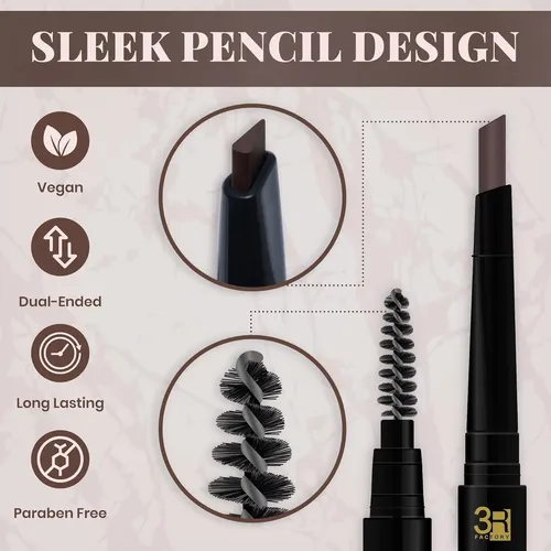 Lápiz De Cejas A Prueba De Agua Blonde Brow 3r Factory