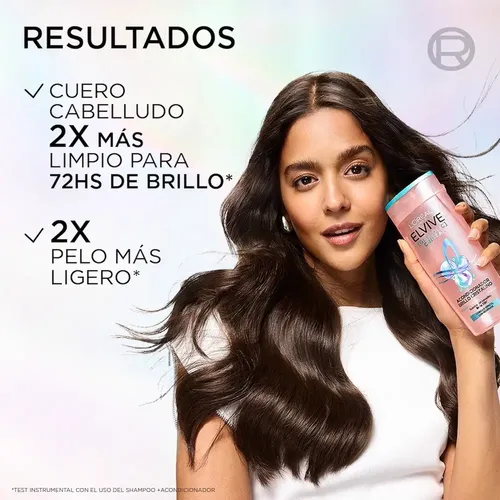 Shampoo Elvive Glycolic Cristal 750ml