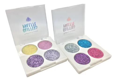 Paleta de Sombras Glitter x 4 Tonos Brillante Thelma & Louise