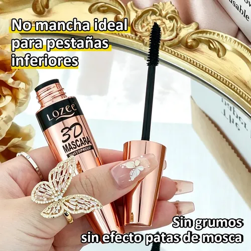 Lozee Rimel Máscara De Pestañas Impermeable Volumen Alarga