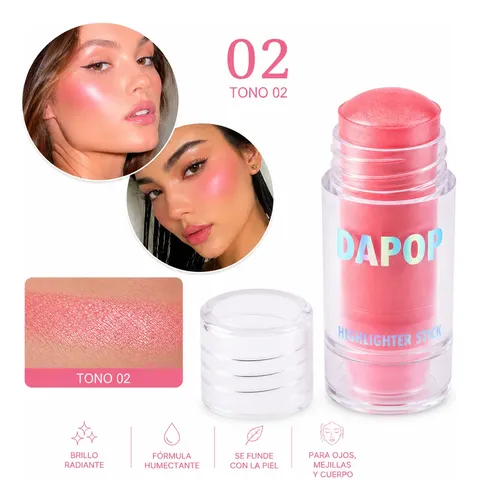 Iluminador Cremoso En Barra Highlighter Stick Dapop