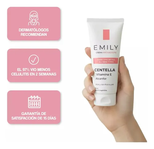 Combo X2 Crema Anticelulitis Emily – 200ml Fragancia Frutal