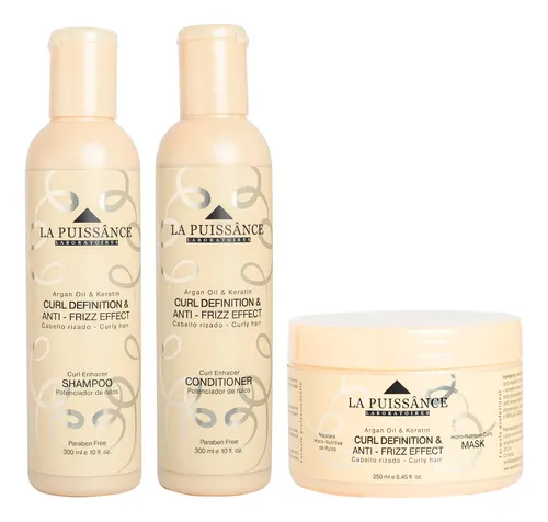 La Puissance Kit Shampoo + Acondicionador + Máscara Rulos