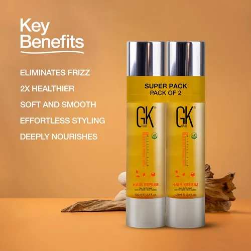 Serum Capilar Gk Hair Argan Oil 2x100ml Control Frizz