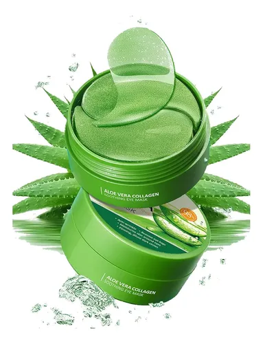 Parches De Aloe Vera Y Colágeno Akary Para Ojos