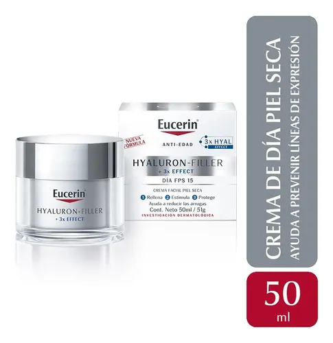 Eucerin Hyaluron Filler Crema Día Antiedad Arrugas Piel Seca Seca Día