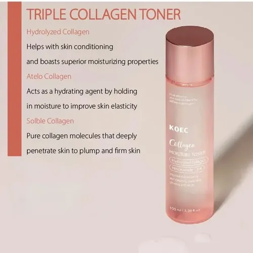 Tónico De Colágeno + Crema Hidratante De Triple Colágeno