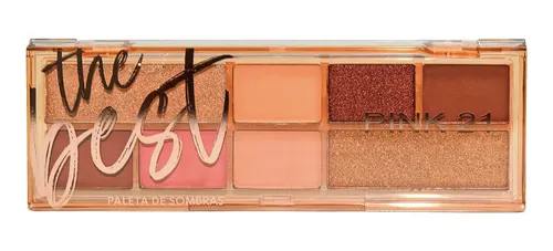 Paleta De Sombras E Iluminadores The Best Pink 21 Original