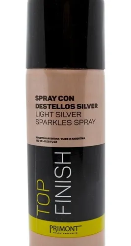 Primont Top Finish Destellos Silver Peinado Pelo 180ml