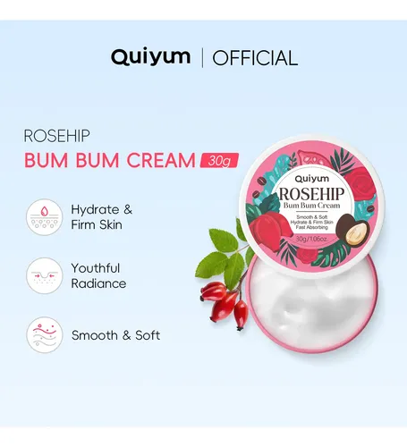 Crema Corporal Quiyum Bum Bum Hidratante Y Reafirmante 30g