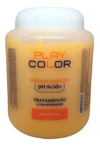 Baño De Crema Acida Máxima Nutrición X 1kg Play Color