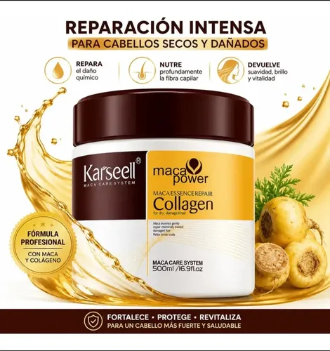 Crema Karsell Tratamiento Capilar Mascara Capilar Reparadora