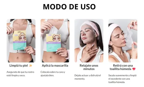 Mascarilla Facial Mely Retinol Jojoba Pomelo Antiarrugas X1 Madura