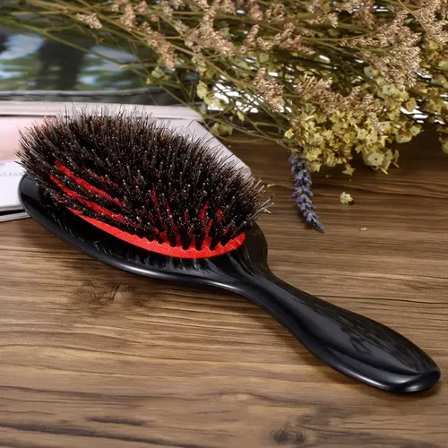 Cepillo For Cabello Con Cerdas De Nylon Y Jabalí-antiestáti