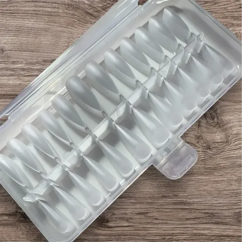 Tips Softgel Stiletto Prelimados Mely 240 Pcs Uñas
