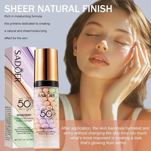 /prebase 3 En 1 Para El Rostro Antes Del Maquillaje, Crema./