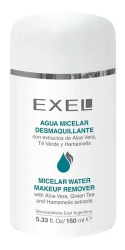 Agua Micelar Desmaquillante Limpieza Y 2 Pad De Tela Exel
