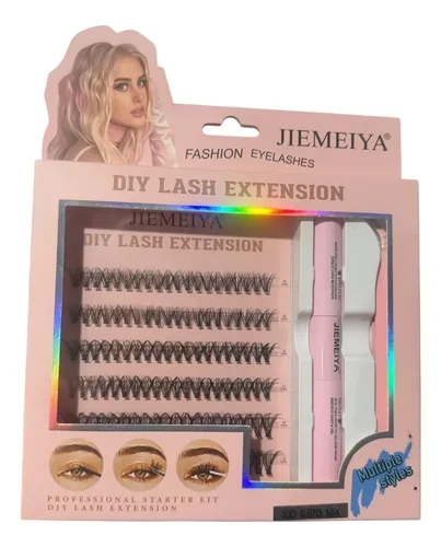Set Pestañas Postizas Jmy Mix 0.07d 30d Adhesivo Pinza