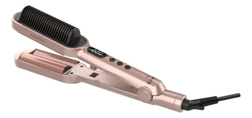 Gama Digital Waver & Brush cepillo rizador color Rose Gold