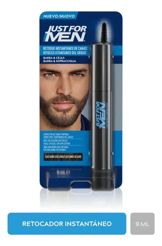 Pack X 2 Retoque Temporal Just For Men Castaño Oscuro 9ml