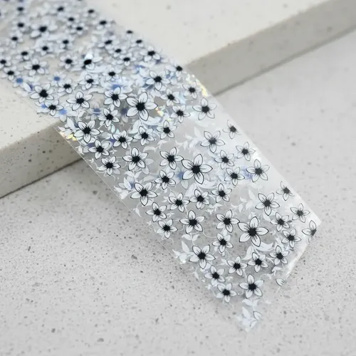 Foil Tira Encaje  100cm X 3cm Decoracion Uñas