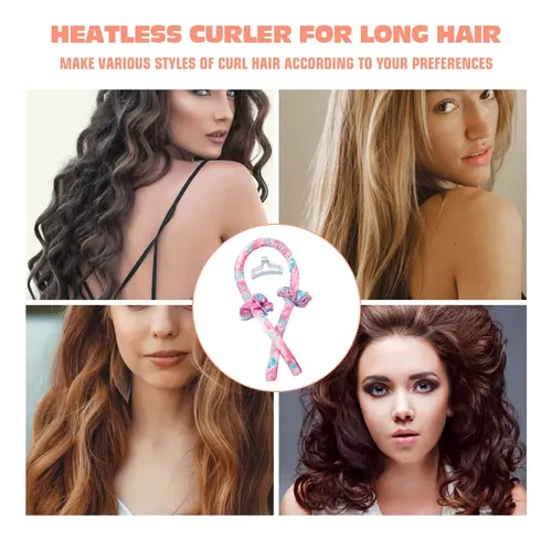Rulos Sin Calor Cintas De Seda Para Ondas Naturales