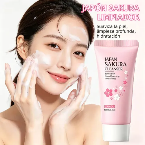 Limpiador Facial Sakura Limpieza Profunda Hidratante Suave