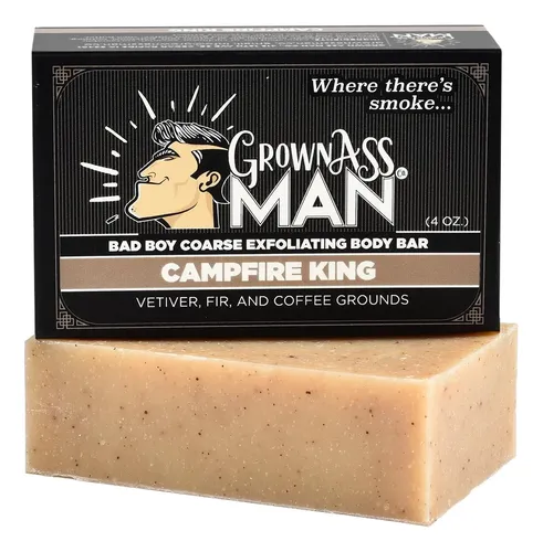 Barra Corporal Grown Ass Man Co. 113g, Paquete De 6  Exfol