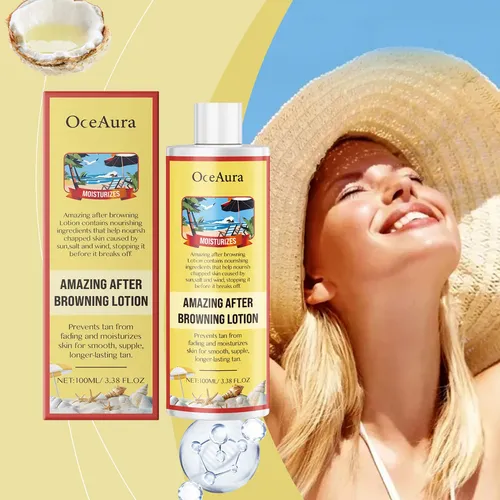 Loción Oceaura Body Glow Care, Suave, Nutritiva E Hidratante