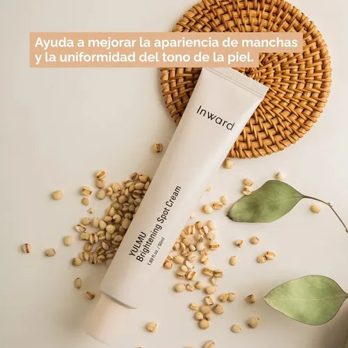 Crema Facial Inward Yulmu Brightening Spot Cream Antimanchas Niacinamida 3% Despigmentante Tono Parejo 50ml Coreano K-beauty Herbal