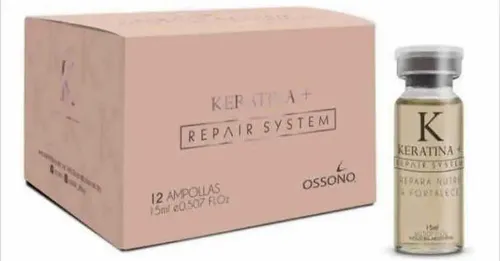 Ampolla Ossono De Keratina 15ml En Cajas De 12u