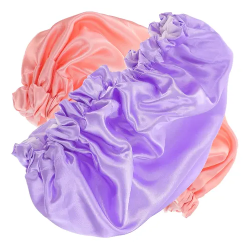 2 Gorros De Baño, Gorros De Satén Para Dormir