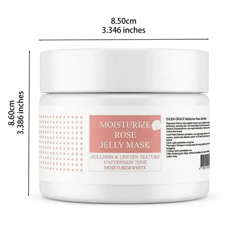 =mascarilla Facial De Gel Rosa, Tratamiento Hidratante E N