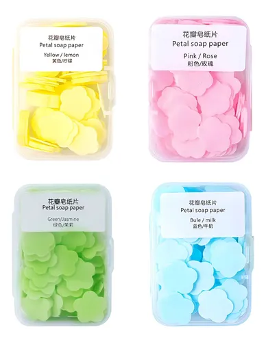 400 Hojas De Papel De Jabón, Hojas De Jabón Color Mezclado
