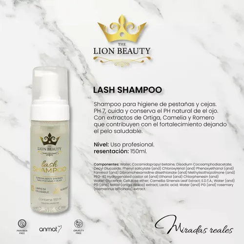Lash Shampoo 150ml Pestañas Y Cejas – The Lion Beauty