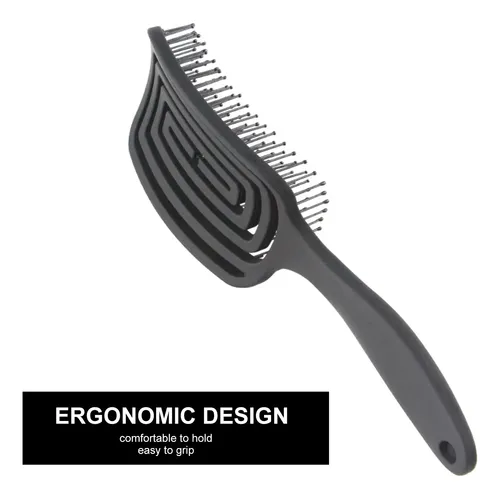Cepillo De Ventilación Curvo Moderno For Secar El Cabello,
