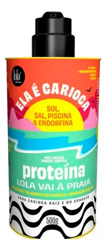 Lola Ela É Carioca Proteína Pelo Dañado Protector Térmico 3c