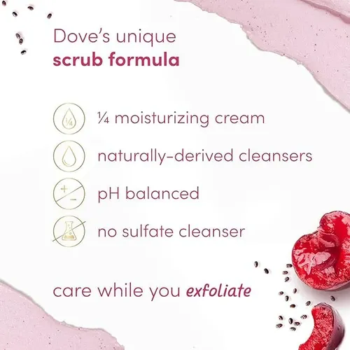 Exfoliante Corporal Dove Cherry Y Chia 425g Exfoliante