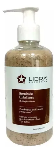 Emulsión Exfoliante De Limpieza Facial Libra X 250grs
